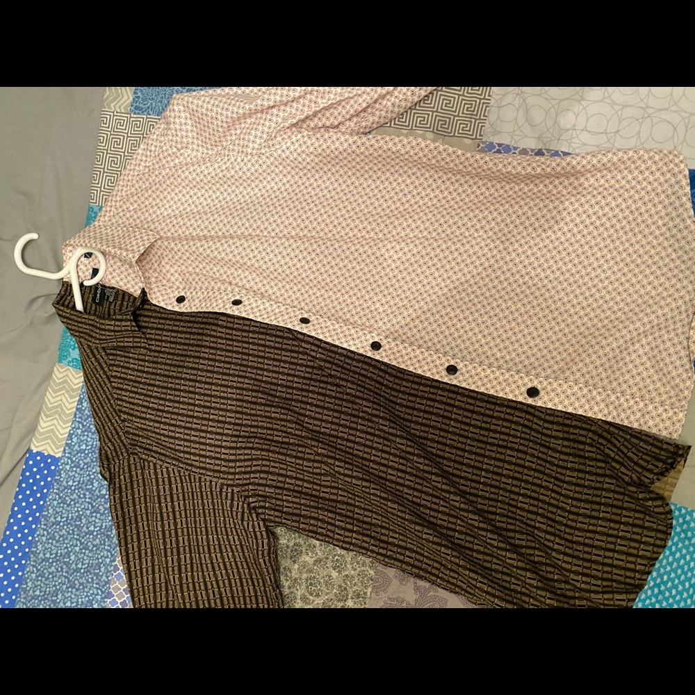 Split button down